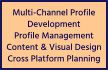 Multi-Channel Profile Development Profile Management Content & Visual Design Cross Platform Planning